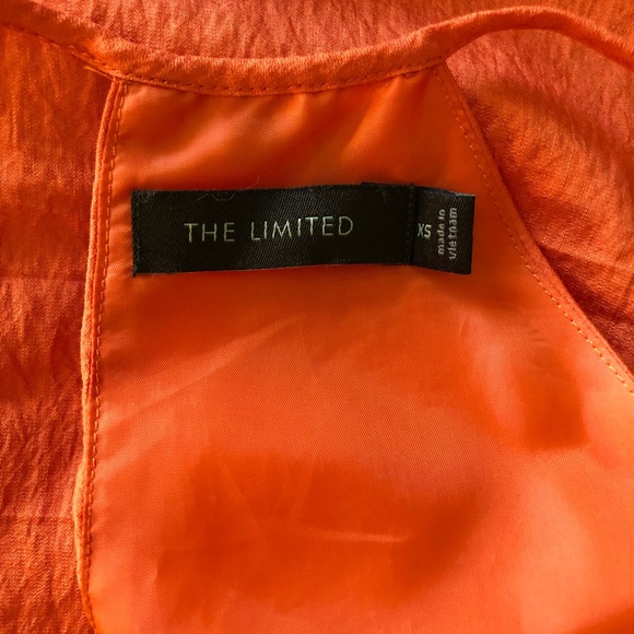 The Limited High Low Colorblock Orange and Tan Dress Size XS - Picture 12 of 12